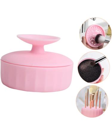 Beavorty 5pcs Makeup Brush Cleaning Box makeup brush cleaner machine makeup brush dry sponge makeup brush cleaner brush bowl brush cleaning mat carpet foldable Silica gel - Buy Online on SooperMarket.com