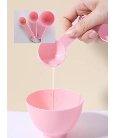 Face Mask Mixing Bowl Set +50pcs Cotton Pads Plastic 6 in 1 DIY Facemask Mixing Tools Kit with Mask Bowl Stick Spatula Measuring Cup & Mask Brushes (Purple) - Buy Online on SooperMarket.com