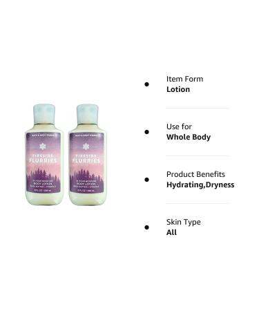 Bath and Body Works Fireside Flurries Super Smooth Body Lotion Gift Set for Women - 8 fl oz (Pack of 2) - Buy Online on SooperMarket.com