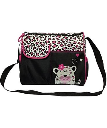 Accessotech Waterproof Diaper Bag with Mat - Tiger Pink | Mummy Changing Handbag for Travel - Buy Online on SooperMarket.com