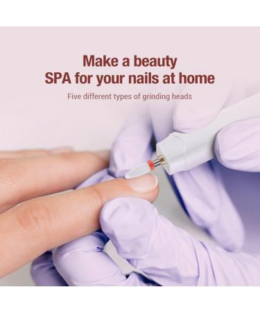 BYCUFF Nail Polishing Drill Electric LED Light 3 Gears Nail Drill for Home - Buy Online on SooperMarket.com
