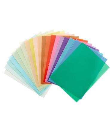 Colored Vellum Paper,20colors,100sheets 8.5*11 inch Transparent Tracing Paper for Sketching,Invitations,DIY