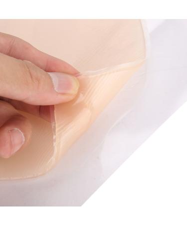 Silicone D collet Pad - Anti-Wrinkle & Lifting Transparent Self-Adhesive Chest Pad | Washable & Reusable (Heart Shape) - International Shipping Available - Buy Online on SooperMarket.com