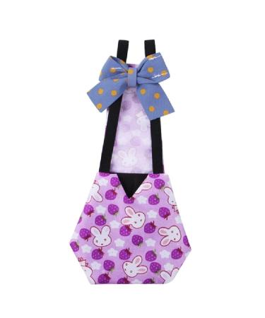 Duck diapers waterproof chicken diaper poultry clothes reusable for vacation birthday celebration best gift chicken diapers for chicks small bantam rooster reusable duck diaper violet l