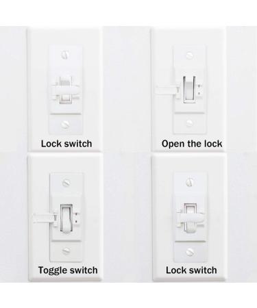 A Single-Control Pull Switch Rectangular Protector Child Safety Switch Lock Protection Cover 3.11.2 Inches Environmentally Friendly ABS Resin Material. - Buy Online on SooperMarket.com