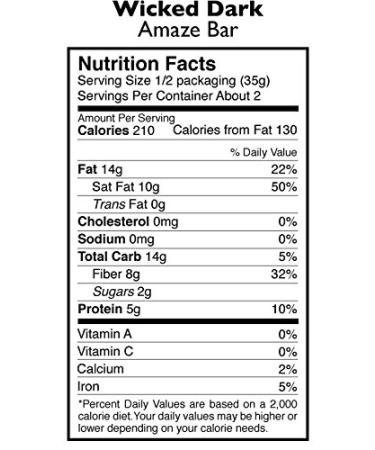 Organic Taza Chocolate Amaze Bar 95% Dark - 10 Count Vegan Delight (2.5 oz each) - Buy Online on SooperMarket.com
