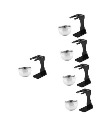 Beavorty 5 sets of razor set gifts for the friend shell for the wet shave keeper stand for razor razor tool stand shaving razor shaving deliveries stainless steel dad multifunction different colors x 5 pieces 12x7.2cmx5pcs