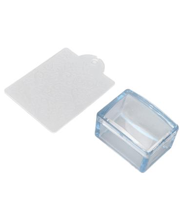 Silikon Nail Stamper easy to clean nail art stamper artistically transparently visible for DIY Nail Decor for simple French manicure