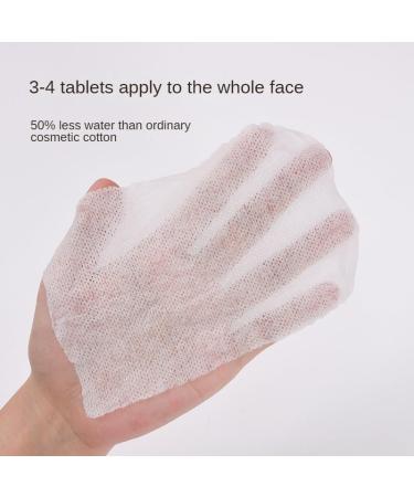 Stretchable Cosmetic Cotton Pads - 100 Pcs | Soft Lint-Free Makeup Remover & Facial Cleansing | 100% Natural Plant Cotton - Buy Online on SooperMarket.com