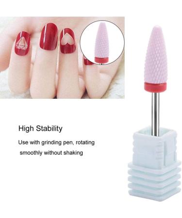 Professional Ceramic Nail Drill Bit for Manicure - Ideal for Grinding, Polishing, Peeling, and Carving - Nail Art Tool (02#) - Buy Online on SooperMarket.com