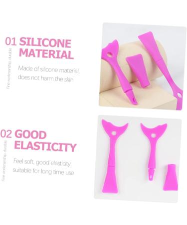 Mikinona 2pcs Eyeliner Baffle Silicone Molds Makeup Eyelash Tool Make-up Shield Supplies Miss Protection - Buy Online on SooperMarket.com
