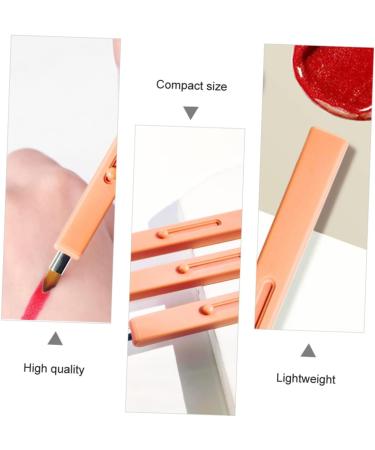 minkissy 1pc Retractable Lip Brush Makeup Applicators Travel Makeup Brush Make up Kit Makeup Beauty Tool Kits Telescopic Lip Brush Lip Gloss Applicator Makeup Lip Brush Makeup Tool Orange - Buy Online on SooperMarket.com