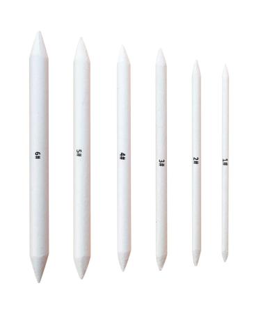 6 PCS Blending Stumps and Tortillions, Sketch Drawing Tools, Paper Art Blenders for Student Sketch Drawing