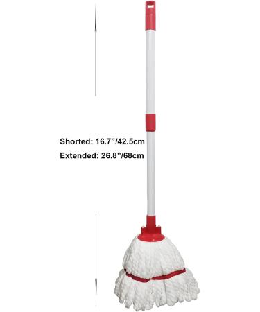 Xifando Mini Mop with Retractable Pole and Two Removable Heads - Buy Online on SooperMarket.com