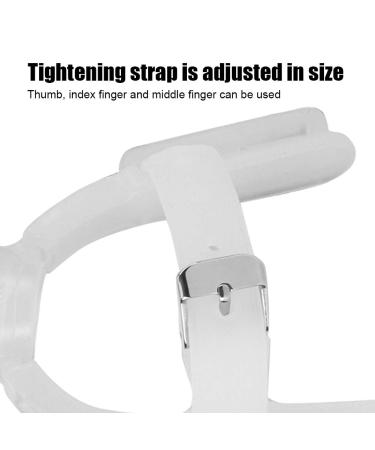 BORDSTRACT Adjustable Thumb Sucking Finger Protector - Stop Baby Silicone Thumb Guard for Thumbsucking Treatment Kit - Teething Toy for Infant Kids (White) - Buy Online on SooperMarket.com