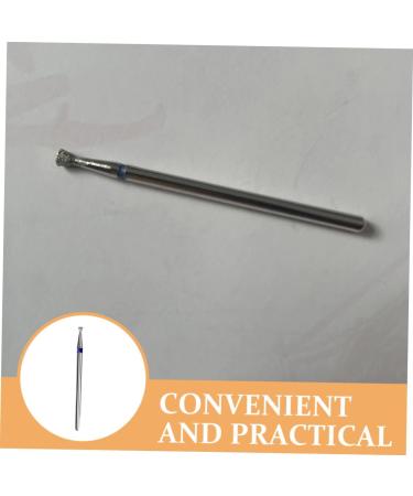 Healeved Nail Polish Tool Gel Tools Safety Bits for Nail Drill Nail Salon Supply Drill Bits for Manicure Cuticle Drill Bits for Nails Nail Bits for Nail Drill Nail File Bits Stainless Steel 4.45X2.50X2.50CM Silver - Buy Online on SooperMarket.com