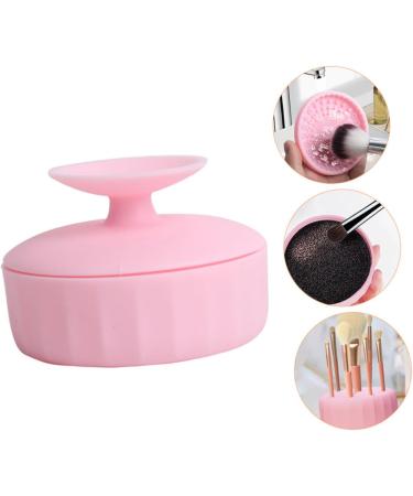 Beavorty 3pcs Makeup Brush Cleaning Box silicone brush cleaner makeup cleaning bowl makeup brush cleaner solution make up silicone makeup brush cleaner Wet and dry Silica gel carpet - Buy Online on SooperMarket.com