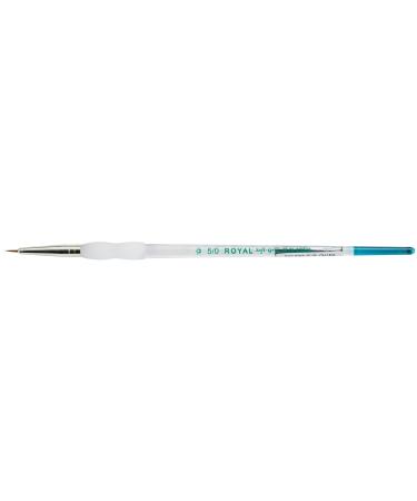 Soft-Grip Pure Sable Round Detail Brush-Size 5/0