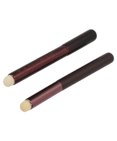 Round Tip Artificial Fiber Lipstick Smudge Brush for Blurred Lip Lines Concealer Simple Usage