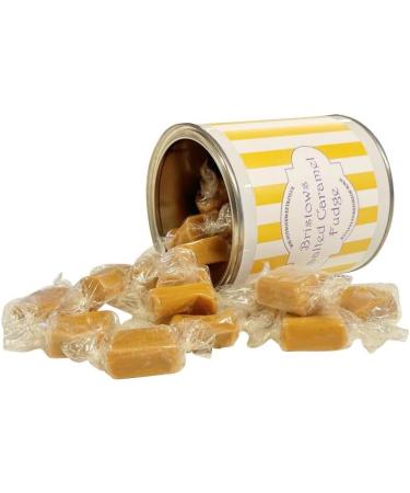 Personalized Customise With Your Own Message 250g Paint Pot Tin of Bristow's Salted Caramel Fudge - Buy Online on SooperMarket.com