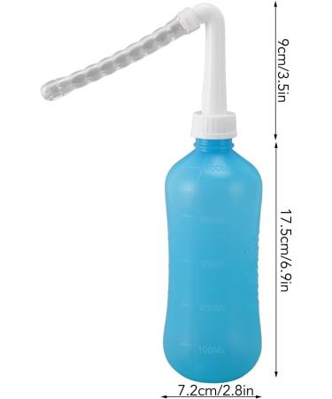 Nasal Rinsing Cleaner Efficient Easy Large Capacity Comfortable Sinus Rinsing Bottle for Sea Water (500ML Blue) - Buy Online on SooperMarket.com