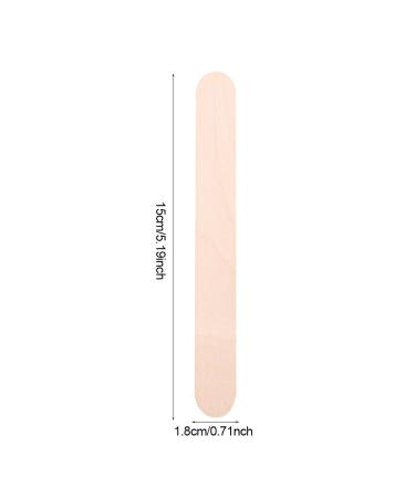 50pcs Wooden Wax Spatula - Disposable Facial Mask & Hair Removal Applicator | Best Quality Tongue Depressor for Spa & Home Use - Buy Online on SooperMarket.com