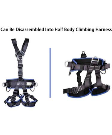 CroSight Climbing Seat Belt | Caving & Rock Climbing Equipment | Rappelling & Rescuing Gear | Black & Dark Blue - Buy Online on SooperMarket.com