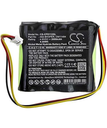 2000mAh Battery Replacement for Chatillon Force - DFS-R DFE SPK-DF-112 | 4.8V Compatible | International Shipping Available - Buy Online on SooperMarket.com