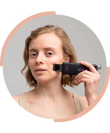 GESS 3-in-1 Microcurrent Facial Device | Skin Scrubber & Face Spatula | 3D Facial Roller Massager | Handheld Skin Toning Device for Home Use - Shop Internationally - Buy Online on SooperMarket.com