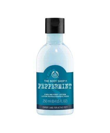 The Body Shop Peppermint Cooling Foot Lotion  For Tired Feet  8.4 oz