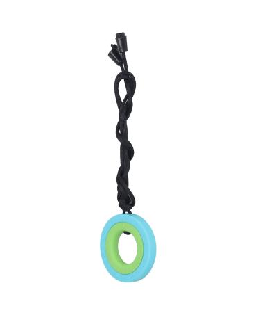 High Temperature Resistant Kids Sensory Chew Necklace | Safe Silicone for Daily Use (Light Blue) - Buy Online on SooperMarket.com