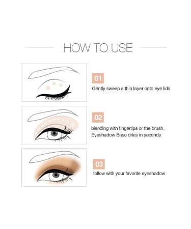 MAEPEOR Glitter Eyeshadow Primer Gel - Waterproof & Smudgeproof, Long-lasting & Professional Base for Eyes, Body, Face & Lips - 2 PCS 10ml - Buy Online on SooperMarket.com