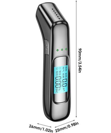 Digital Alcohol Tester LED Display Drunk Driving Tester Breathalyzer Tester Highly Accurate Alcohol Blower Tester for Party Driver Personal & Professional Use - Buy Online on SooperMarket.com