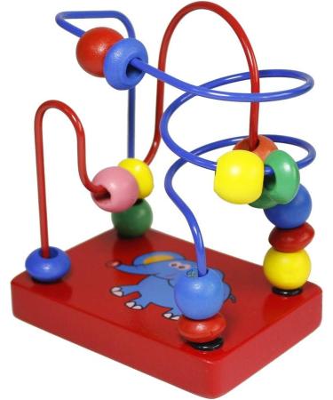 Oostifun Gobus Colorful Wooden Mini Beads Labyrinth Roller Coaster - Educational Toy Gift for Children | International Shipping Available - Buy Online on SooperMarket.com