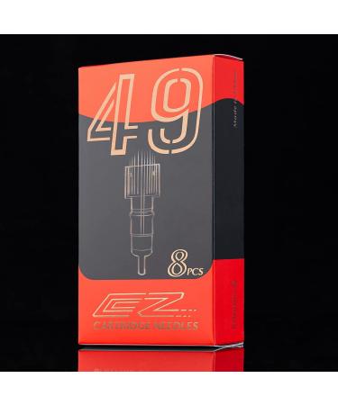 EZTAT2 EPIC 49RM Large Curved Magnum #12 Tattoo Cartridge Needles - 8Pcs Disposable Round Magnum Shaders for Professional Tattoo Machine Supply - Buy Online on SooperMarket.com