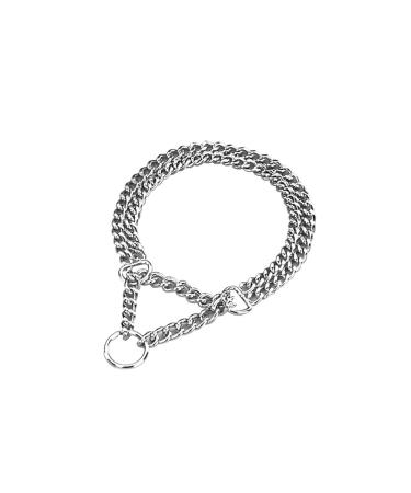Nobby chain choker two-row chrome L: 50 cm 2.5 mm 1 piece length 50 cm