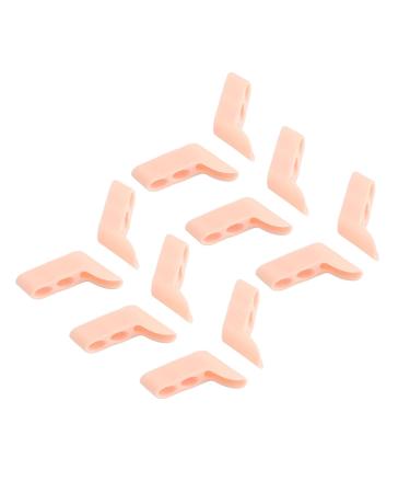 Jauarta 8 Pairs Toe Spreader for Bunion Relief - Flexible Sweat Resistant Toe Straightener (Light Skin Color) - Buy Online on SooperMarket.com