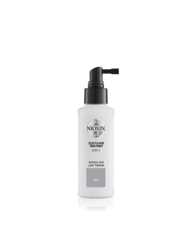 Nioxin System 1 Scalp & Hair Leave-In Treatment  Restore Hair Fullness  Prevent & Relieve Dry Scalp Symptoms  For Natural Hair with Light Thinning  3.4 oz