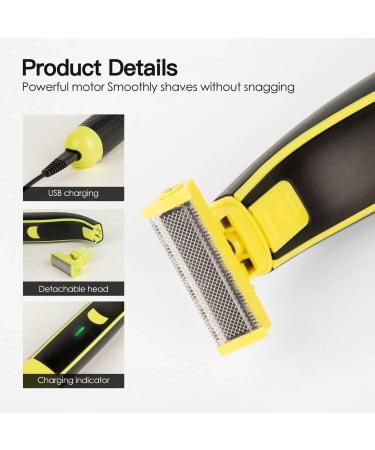 Beard Trimmer for Men - Hybrid Electric Trimmer & Shaver | 360 Face Razor with 4 Trimmer Guards - Best Electric Shaver for Precision Grooming - Buy Online on SooperMarket.com