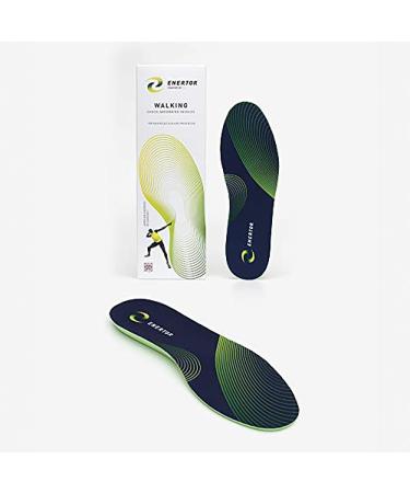 Enertor PX1 Walking Insoles - Full Length Orthotics for Foot Pain Relief | Shock Absorbing Technology | For Plantar Fasciitis, Arch Support, and Pronation | UK 5-6 - Buy Online on SooperMarket.com