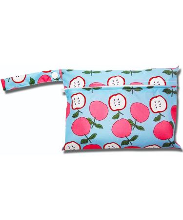 Egurs Wetbag Waterproof Reusable Diaper Bag - Nappy Bag (Apple) | Eco-Friendly & Compact 22x15cm - Buy Online on SooperMarket.com