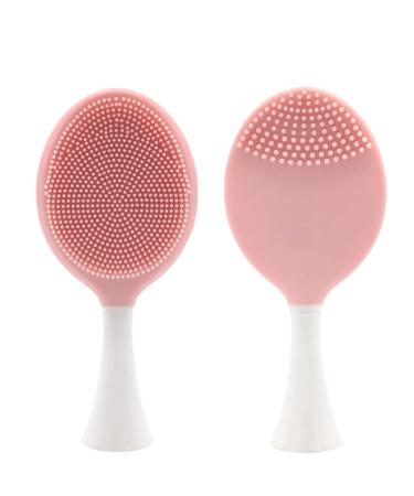 Facial Cleansing Brush Face Scrubber Compatible with Philips Electric Toothbrushes Handle HX3 HX6 HX9 Series (Pink Facial Cleansing Brush)