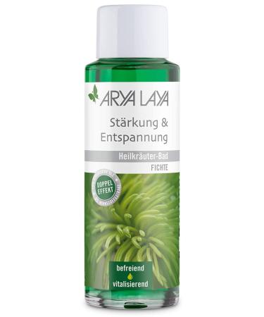Arya Laya medicinal herbal bath strengthening & relaxation 200 ml: wellness & care for at home with spruce extract after physical exertion with flu fatigue & exhaustion vegan Fichte 200 ml (1 Pack)
