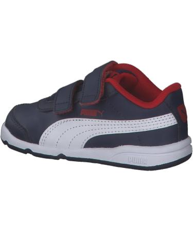 PUMA Kids Stepfleex 2 Sl Ve V Ps Trainers 1.5 UK Child Peacoat White Flame Scarlet - Buy Online on SooperMarket.com