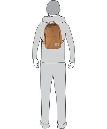 Carhartt Mini Backpack | Everyday Essentials Daypack in Brown for Men and Women - Buy Online on SooperMarket.com