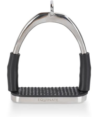 Equinate Safety Bar Charles 10cm - Stainless Steel Rubber Anti-Slip Stirrup Set for Adults & Children - Relieves Ankles - 2 Pieces - Buy Online on SooperMarket.com