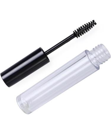 Mikinona 10 Pcs Empty Eyelashes Bottle Clear Mascara Tube Eyelash Brush Tube Empty Tube with Inner Plug - Buy Online on SooperMarket.com