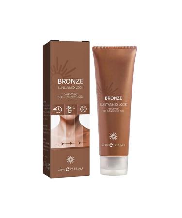 FIOERDTUIE Women Neck Leg Face Sunless Self-tan Cream Girls Traveling Natural Ingredients Bronzing Tanner Ladies Beauty Supplies