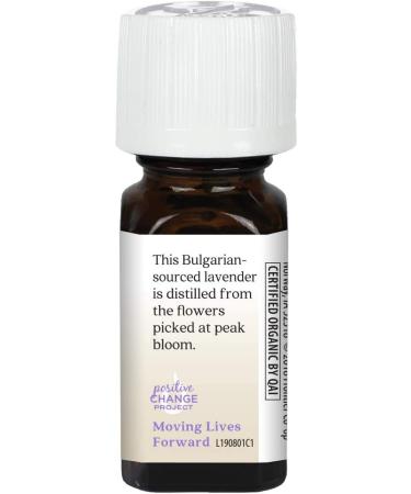 Buy Aura Cacia Organic Lavender Essential Oil - Pure 0.25 fl oz (7.4 ml) for Relaxation - Buy Online on SooperMarket.com