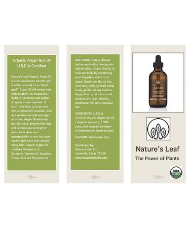 Organic Moroccan Argan Oil - USDA Certified 100% Pure Cold Pressed & Fair Trade - International Shipping - Buy Online on SooperMarket.com